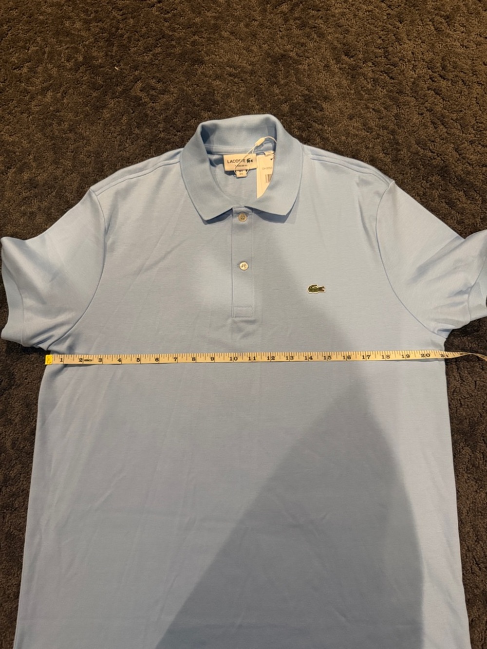 Lacoste Men’s Polo Shirt - Sky Blue - Picture 7 of 8